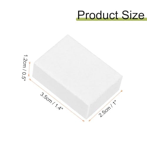 HARFINGTON 10pcs Nail Buffer Blocks 120 Grit Sanding Sponges White