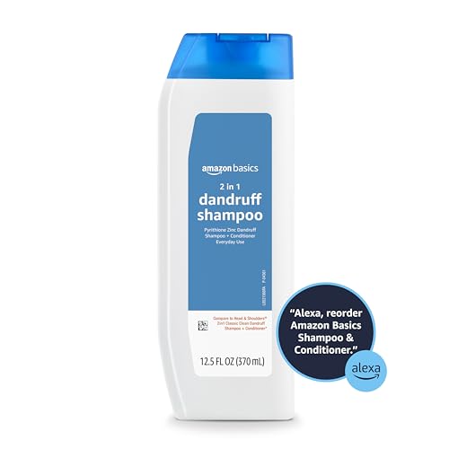 Amazon Basics 2-in-1 Anti-Dandruff Shampoo & Conditioner, 12.5 Fl Oz