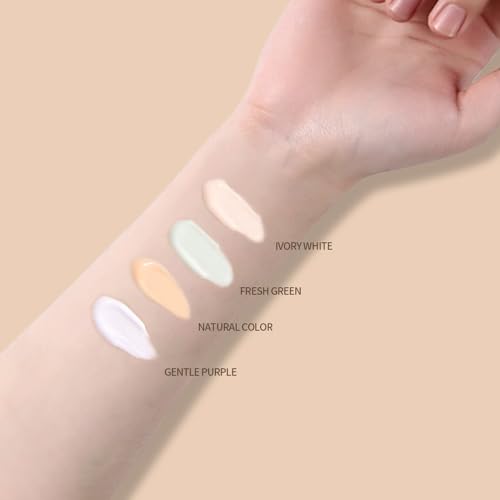WAJJYM Face Primer Moisturizing Makeup Base with Shea Butter & Hyaluronic Acid Light Purple