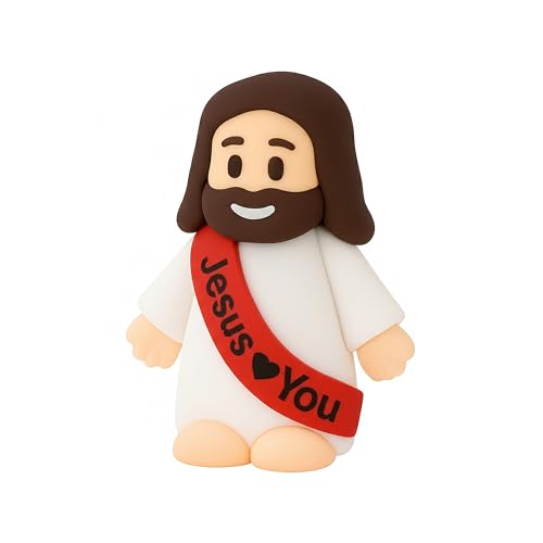 Mini Jesus Figurines - 5 Pcs Prayer & Religious Decor Statues