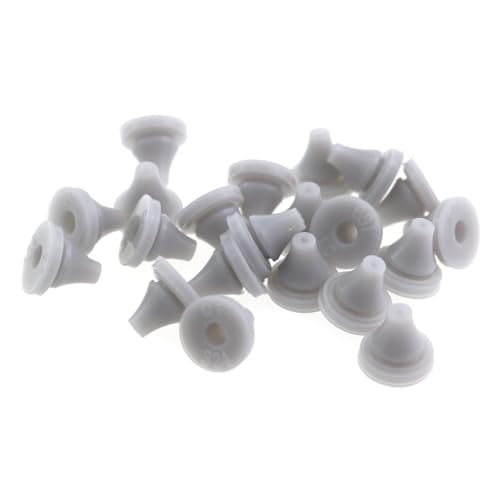 100PCS Silicone Shower Head Replacement Nozzles, Universal 7.6x8mm Tip