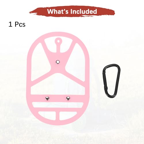 TIXIPEM Silicone Shoe Holster for Backpack - Pink, Size Large