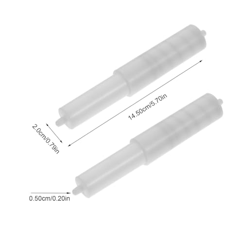 Universal Plastic Toilet Paper Holder Roller Replacement, Spring Loaded Rod