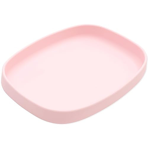 Bumkins Silicone Grip Suction Plate for Toddlers - Pink