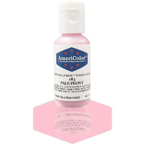 AmeriColor Pale Peony Soft Gel Paste Food Color, 0.75 oz