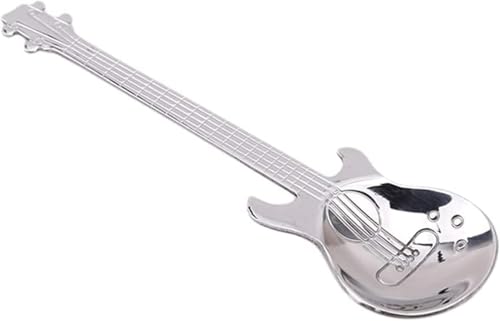 WNHNO Guitar Shaped Coffee Teaspoons & Dessert Stirring Spoons
