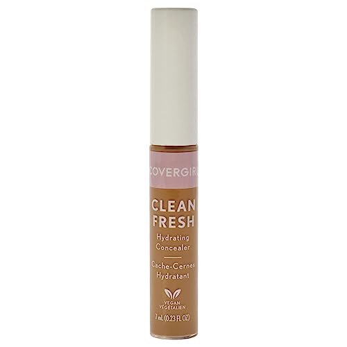 COVERGIRL Clean Fresh Hydrating Liquid Concealer, Rich Deep 0.23 Fl Oz