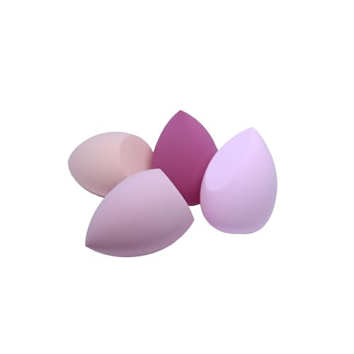 Benepoint Makeup Sponge Set - Soft Latex-Free Blending Sponges 4Pcs