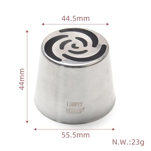 Extra Large Russian Icing Tip - Stainless Steel Flower Piping Nozzle