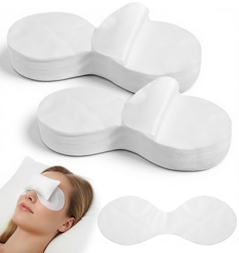 Disposable Eye Covers for Facials - 100 Sheets Soft Non-Woven Skincare Mask