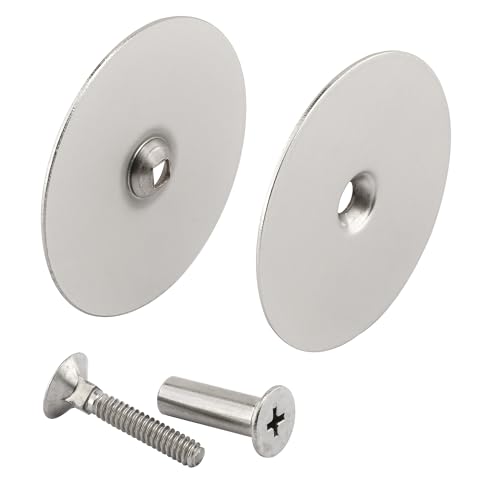 Prime-Line Satin Nickel Door Hole Cover Plate - 2-5/8 in.