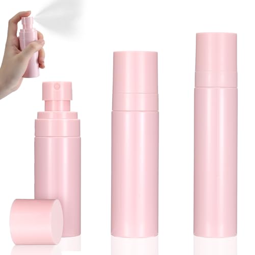 3Pcs Small Travel Spray Bottle Set Refillable Empty Fine Mist Atomizer