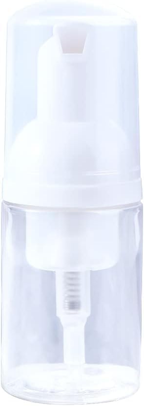Clear Plastic Foam Pump Bottle Set Refillable Travel Dispenser