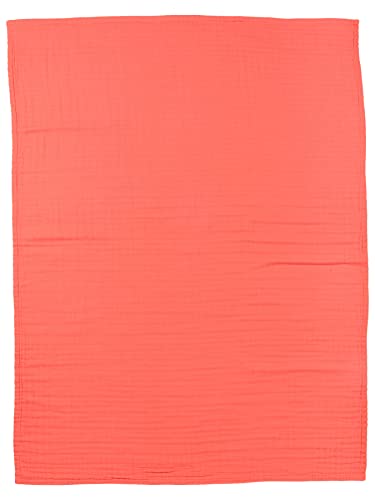 Cotton Gauze Blanket 2-Pack for Babies - Orange/White Ducks