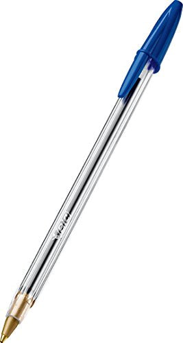 BIC Cristal Blue Medium Point Ball Pens - 2-Pack