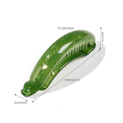 TODDER 6-Pack Banana Clips for Women Non-Slip Hair Clips