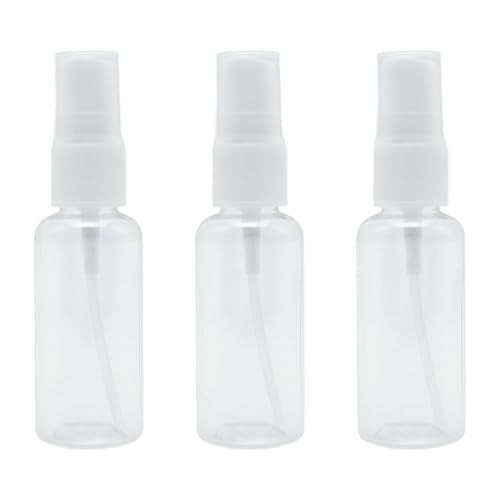 Yinluluna 3Pcs Mini Travel Spray Bottles 1oz Plastic Fine Mist Containers
