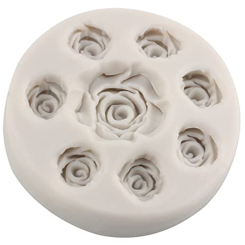 MINFEIDMS Style L Rose Silicone Candy & Fondant Mold - Mini Flower Design