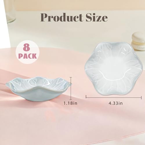 Ceramic Jewelry Tray - 4.33 Inch Ring Dish & Key Bowl