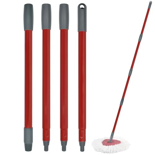 Adjustable Mop Handle for Ocedar Spin Mop & H2pro Flat Mop - 30" to 58"
