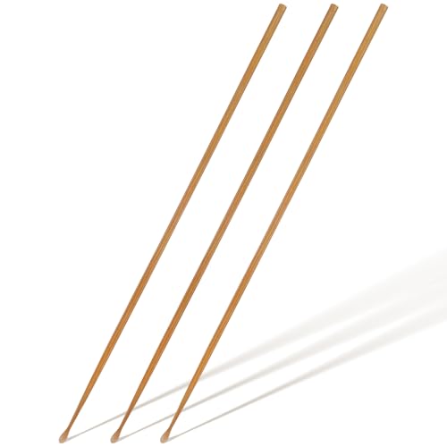 Zoolinn 3PCS Handcrafted Coal Bamboo Ear Spoon Wax Removal Tool