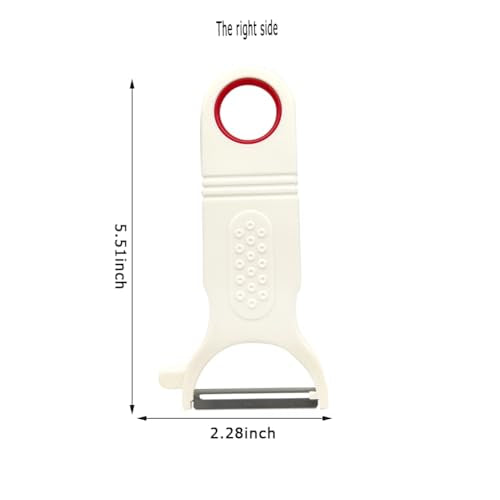 Ergonomic Y Shaped Vegetable Fruit Peeler - White