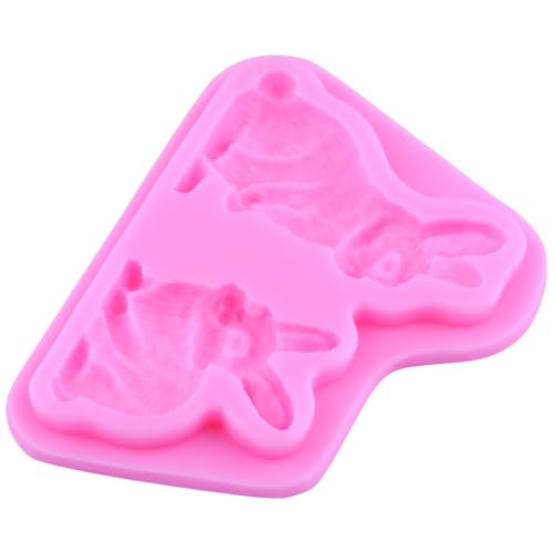 Easter Rabbit Silicone Fondant Mold for Cake & Candy Decoration