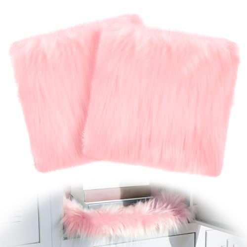Cosweet Pink Locker Decor Rug Set - 2 Pcs, 10" x 10"