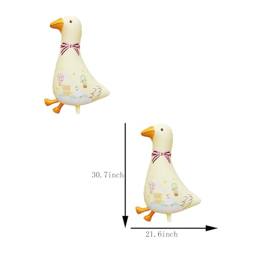 4-Pack Silly Goose Foil Mylar Balloons for Birthday Party and Baby Shower