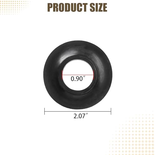 2 Pack Tip-Toe Bath Drain Gasket - Durable Rubber Seal for Drains
