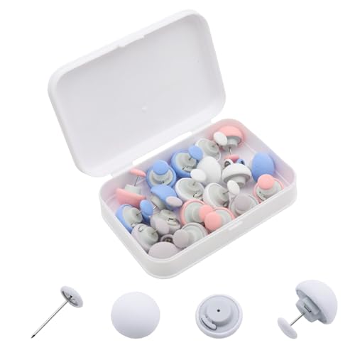 Yucenora 20 PCS Duvet Clips - Soft Fabric Button Fasteners
