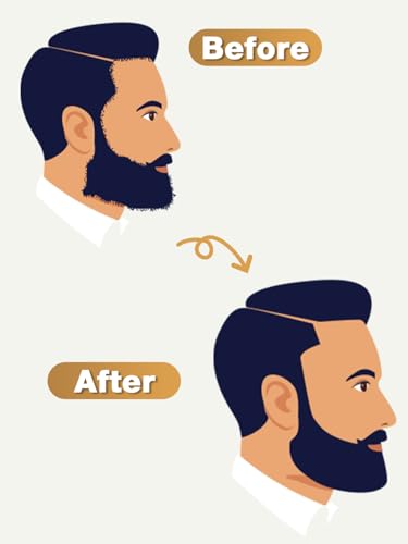 YOOVR 2pcs Haircut & Beard Lineup Enhancement Card S-Shaped