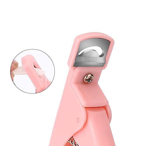 Labriciyon Pink U-Shaped Nail Tip Cutter and Professional Trimmer