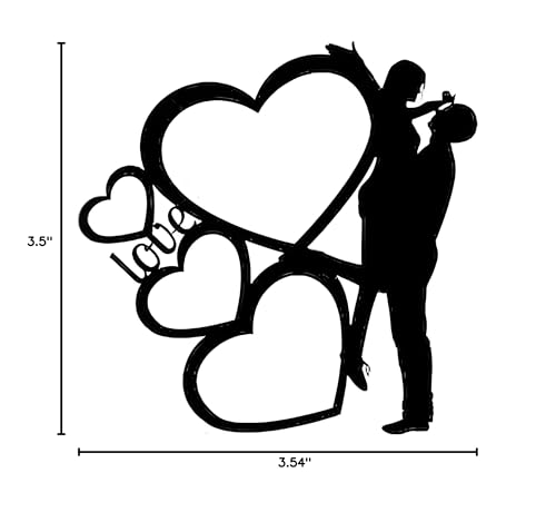 Hearts Couple Wedding Metal Cutting Dies for Scrapbooking