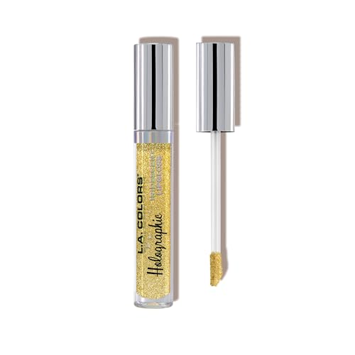 L.A. Colors Holographic Iridescent Lip Gloss Gold Rush CLG422