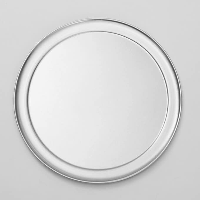 American Metalcraft 8-Inch Wide Rim Pizza Pan, 18-Gauge Aluminum