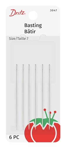 Dritz Quilter's Basting Hand Needles Size 7 (6-Count)