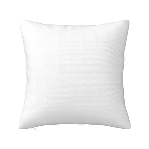 Personalized Photo Pillow Cover 12x12" - Custom Text & Image