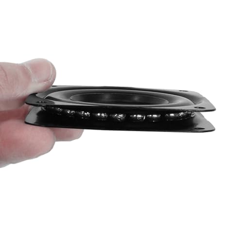 2-Pack 3-Inch Lazy Susan Turntables - Heavy-Duty Steel Rotating Tray