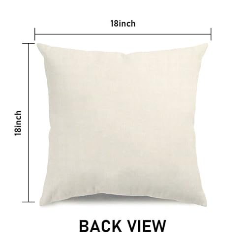 KISVODS 18x18 Spring Eucalyptus Throw Pillow Covers - Farmhouse Set of 4