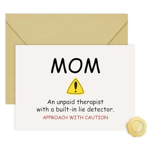 Funny Mom Birthday Card | Humorous Gift for Mother's Day