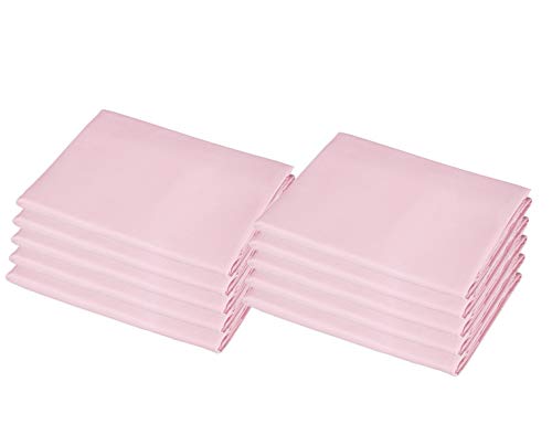 American Baby Company 10-Pack Cotton Percale Toddler Cot Sheets, 23" x 40", Pink