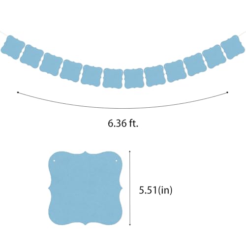 Something Blue Bridal Shower Photo Banner - Pre-Strung Decor