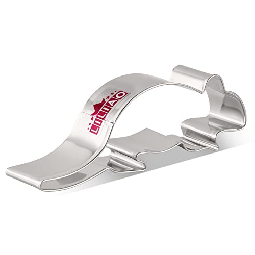 4.6-Inch Stainless Steel Mouse Cookie Cutter - Baking & Craft Tool