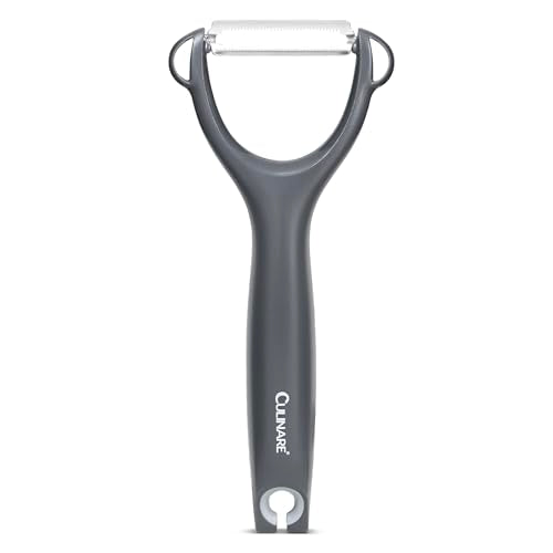 Culinare Y-Shaped Serrated Safety Peeler for Soft Fruits & Veggies