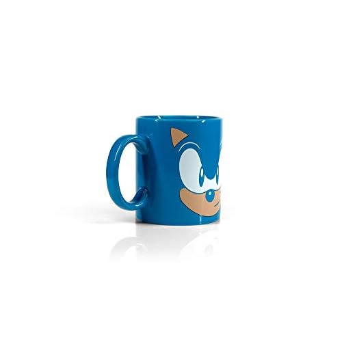 Sonic The Hedgehog Blue 16oz Ceramic Coffee Mug