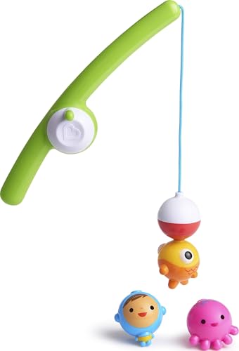 Munchkin Fishin' Magnetic Bath Toy Set for Toddlers - 4pc