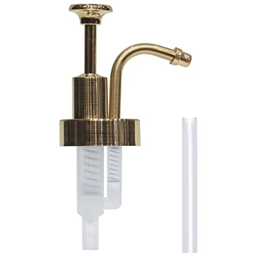 Suanti Gold Replacement Soap Dispenser Pump for 1.3-inch Wide-Mouth Bottles
