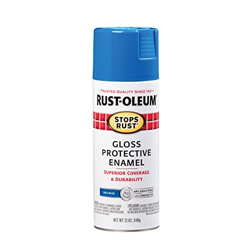 Rust-Oleum Stops Rust Gloss Sail Blue Spray Paint 12oz - Weather & Rust Resistant