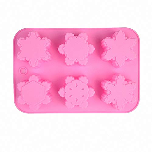 Christmas Snowflake Silicone Mold Tray for DIY Baking Chocolate Candies
